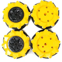 Omni Directional Mecanum Wheels - 4PCS Set