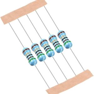 1kΩ 1/4W Carbon Film Resistor (±5% Tolerance)- 5 Pcs